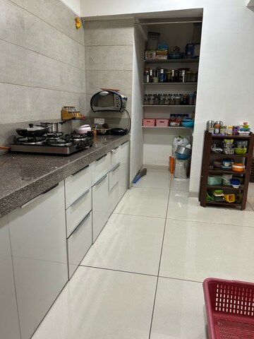 Kitchen in 3 BHK Apartment at Goyal Olive Greens, Gota – for Rent