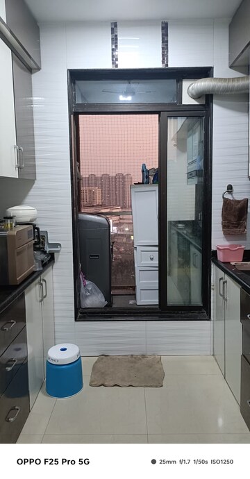 Kitchen in 3 BHK Apartment at Lotus Sky Garden, Malad West – for Rent