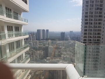 Balcony in 3 BHK Apartment at Omkar Alta Monte, Malad East – for Rent
