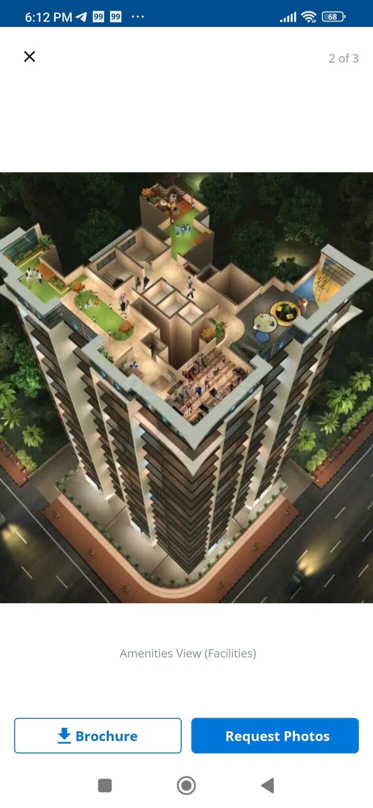Balcony, giriraj-sapphire 1 Bedroom 419 Sq.Ft. Apartment In Kharghar Sector 35e Navi Mumbai 8358142