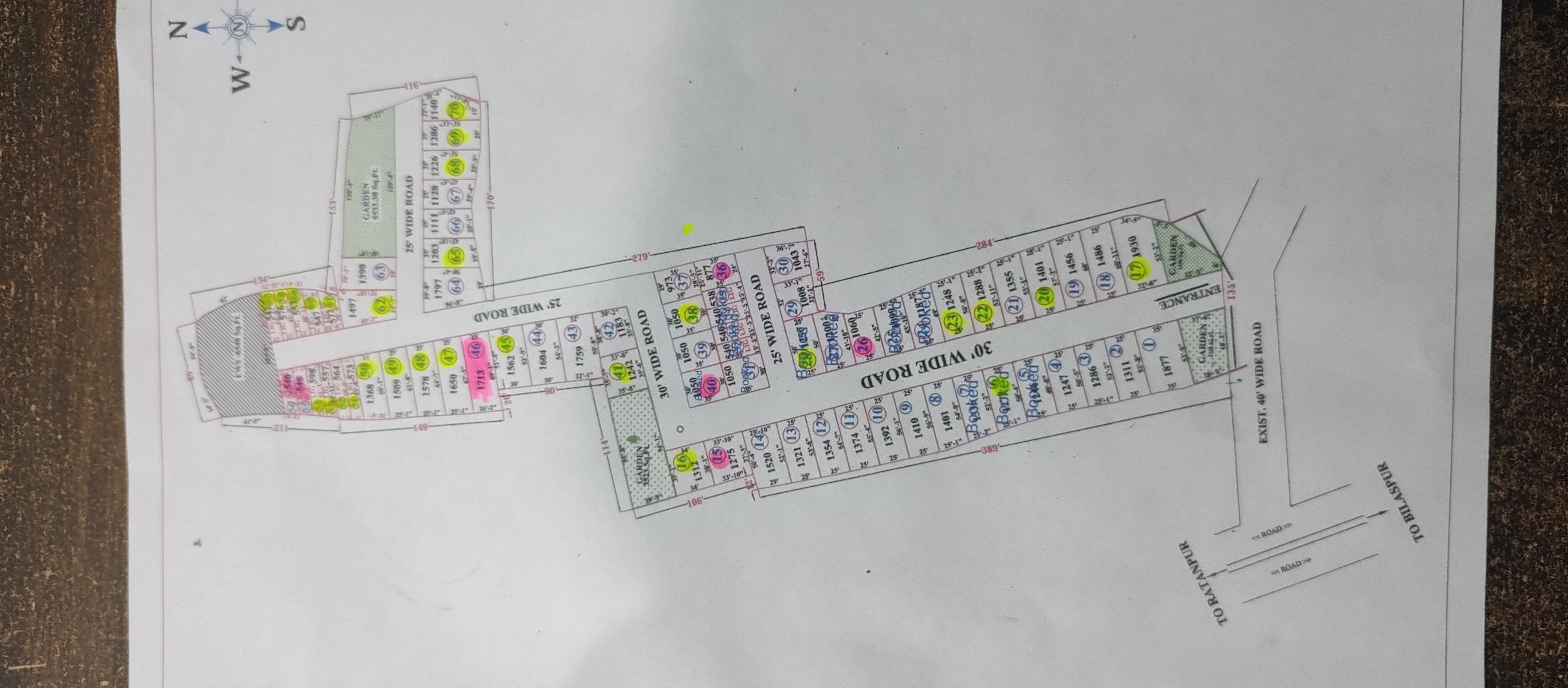 Plot For Sale in Brijdham Residency Koni 