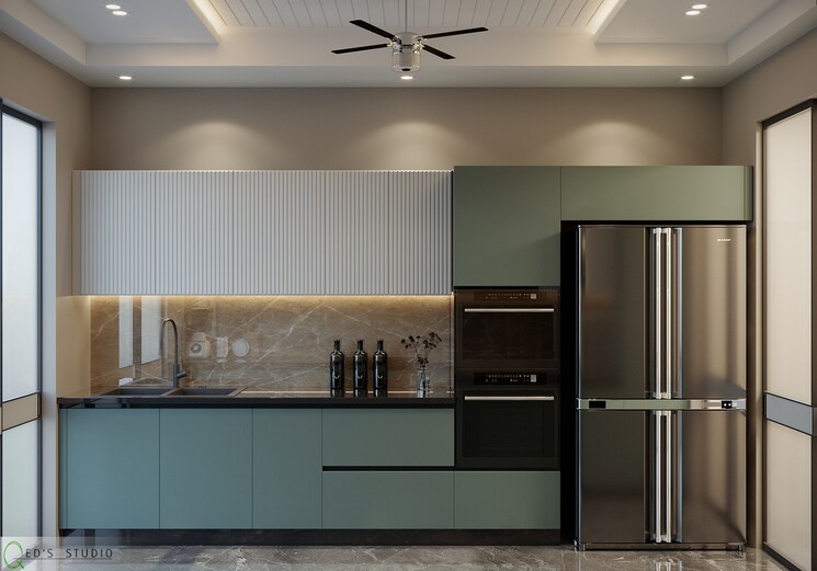 Kitchen, omaxe-heights 4 Bedroom 1849 Sq.Ft. Apartment In Sector 86 Faridabad 8358334