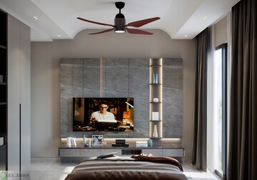 Living Room in 4 BHK Apartment at Omaxe Heights, Sector 86 – for Sale