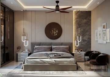 Bedroom in 4 BHK Apartment at Omaxe Heights, Sector 86 – for Sale