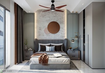Bedroom in 4 BHK Apartment at Omaxe Heights, Sector 86 – for Sale