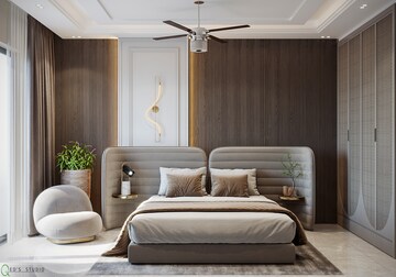 Bedroom in 4 BHK Apartment at Omaxe Heights, Sector 86 – for Sale
