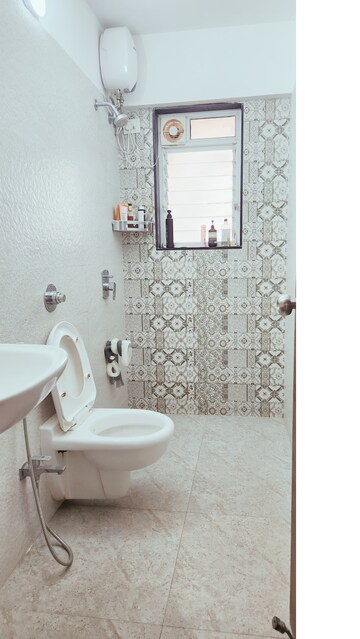 Bathroom in 1 BHK Apartment at GK Sai Radha Complex, Bhandup West – for Sale