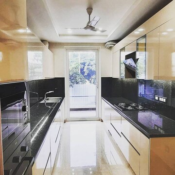 Kitchen in 1 RK Apartment at DLF The Belvedere Park, Sector 24 – for Rent