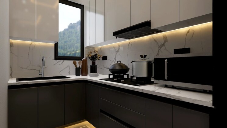 Kitchen, ambesten-twin-corsage 2 Bedroom 1030 Sq.Ft. Apartment In Sector 1 Greater Noida Greater Noida 8358273