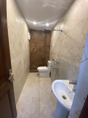Bathroom in 2 BHK Builder Floor at Khirki Extension – for Sale