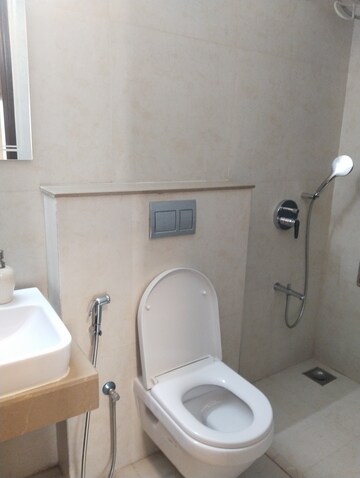 Bathroom in 1 BHK Apartment at Hiranandani Zen Maple, Powai – for Rent