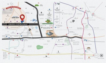 2 BHK Apartment – Map Location View at Smart World 113, Sector 113 - for Sale