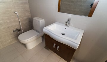 Bathroom in 2 BHK Apartment at The Baya Victoria, Byculla – for Rent