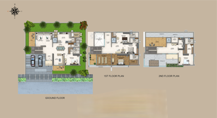 Master Plan, vertex-kingston-park 5 Bedroom 5488 Sq.Ft. Villa In Nallagandla Hyderabad 8358851