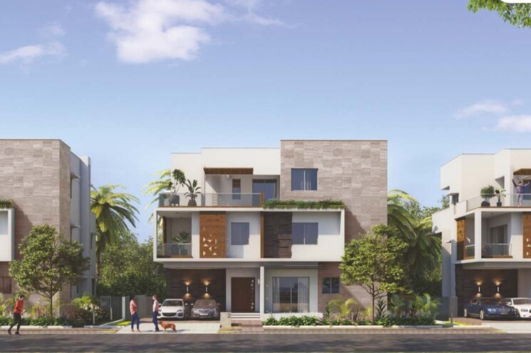 Exterior View, vertex-kingston-park 5 Bedroom 5488 Sq.Ft. Villa In Nallagandla Hyderabad 8358851