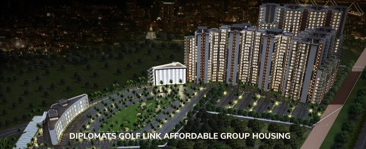 Exterior View, sidhartha-diplomats-golf-link 3 Bedroom 746 Sq.Ft. Apartment In Sector 110 Gurgaon 8358914