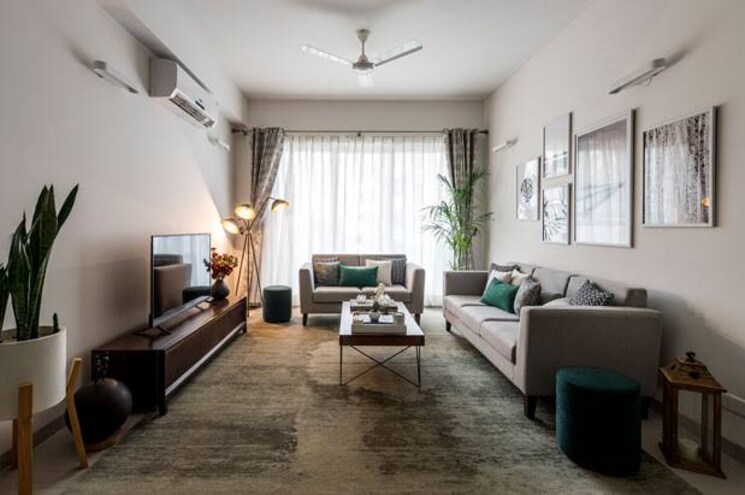 Living Room, vatika-seven-elements 3 Bedroom 1950 Sq.Ft. Apartment In Sector 89a Gurgaon 8358941