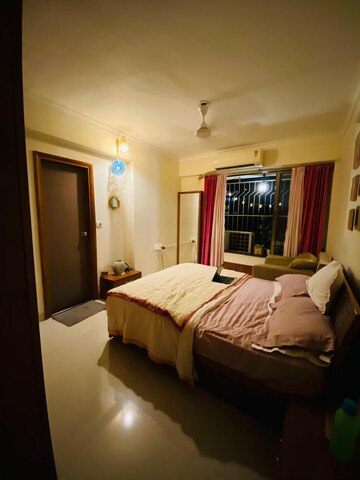 Bedroom in 3 BHK Apartment at The Wadhwa Anmol Fortune, Goregaon West – for Rent