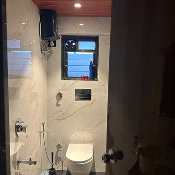 Bathroom in 2 BHK Apartment at Balaji Prangan CHS Ltd, Kharghar Sector 3 – for Rent
