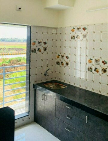 Kitchen in 1 BHK Apartment at Delight Green View Apartment, Nalasopara West – for Sale