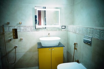 Bathroom in 5 BHK Apartment at Manjeera Purple Town, Gopanpally – for Rent