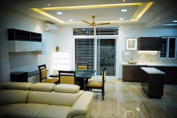 Living Room in 5 BHK Apartment at Manjeera Purple Town, Gopanpally – for Rent