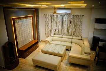 Living Room in 5 BHK Apartment at Manjeera Purple Town, Gopanpally – for Rent