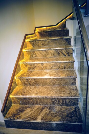 Staircase in 5 BHK Apartment at Manjeera Purple Town, Gopanpally – for Rent