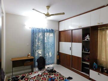 Bedroom in 3 BHK Apartment at Vajra Jasmine County, Gachibowli – for Rent