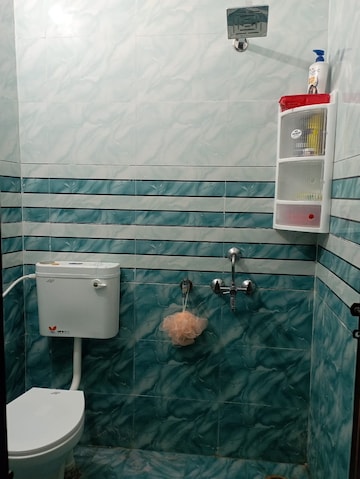 Staircase in 2 BHK Independent House at Jankipuram Extension – for Rent