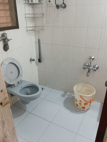 Bathroom in 2 BHK Apartment at Sonal Link Residency, Malad West – for Rent