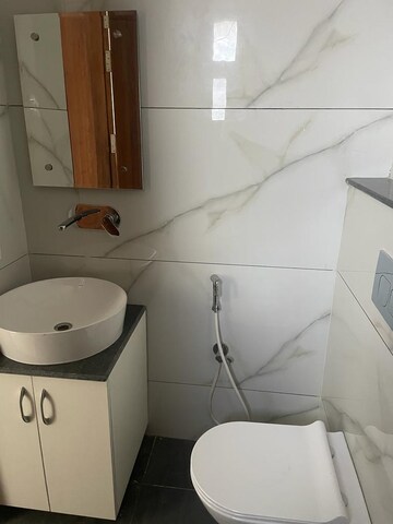 Bathroom in 3.5 BHK Builder Floor at Omaxe New Chandigarh, North Mullanpur – for Rent