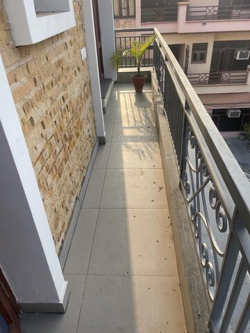 Balcony in 3.5 BHK Builder Floor at Omaxe New Chandigarh, North Mullanpur – for Rent