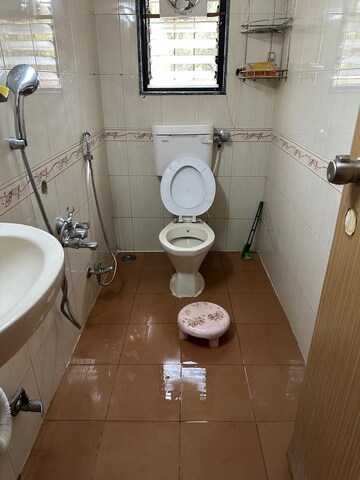 Bathroom in 2 BHK Apartment at Sangamvadi – for Rent