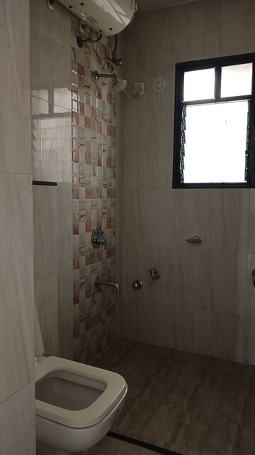 Bathroom in 3 BHK Apartment at Monark Aarti Residency, Baner – for Rent