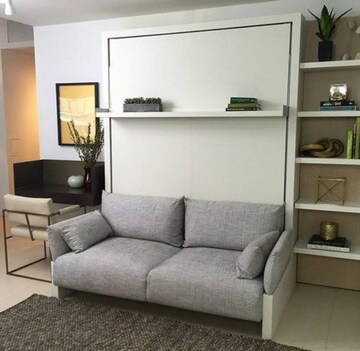 Living Room in 2.5 BHK Apartment at Prestige High Fields, Gachibowli – for Rent