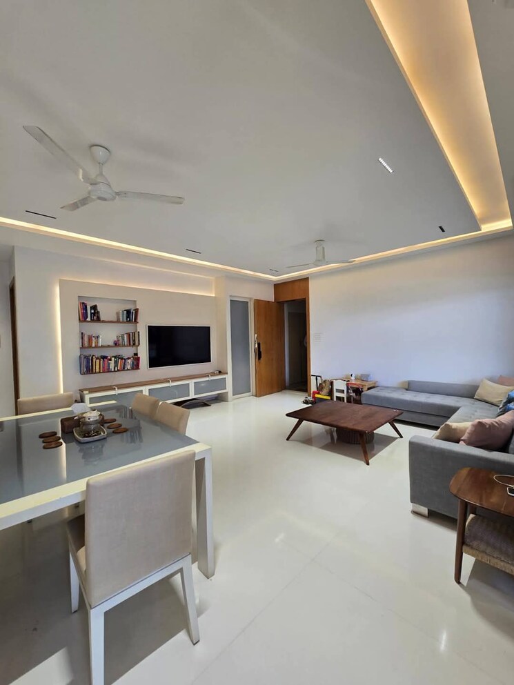 Living Room, wadhwa-river-heaven 3 Bedroom 1500 Sq.Ft. Apartment In Juhu Mumbai 8359551