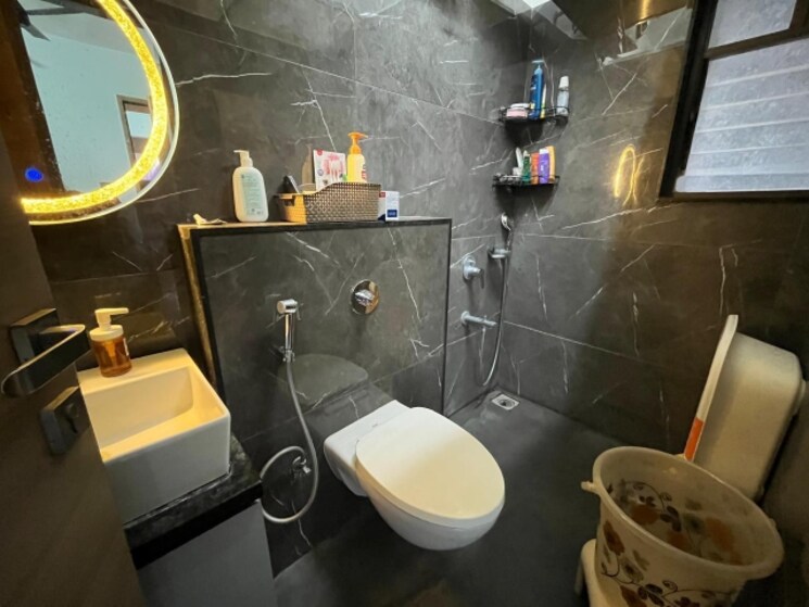 Bathroom, city-one-square 2 Bedroom 1030 Sq.Ft. Apartment In Kiwale Pune 8359627