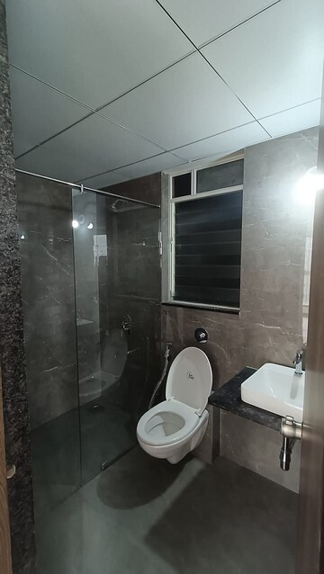 Bathroom in 2 BHK Apartment at Goel Ganga Serio, Kharadi – for Rent