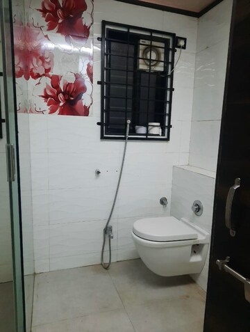 Bathroom in 2 BHK Apartment at Vyas Niranka CHS, Kothrud – for Rent