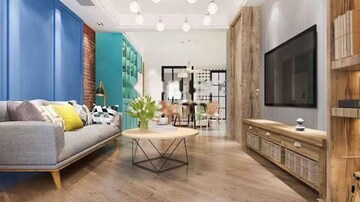 Living Room in 2 BHK Apartment at Puranik City, Kasarvadavali – for Rent