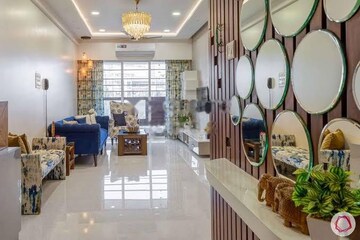 Living Room in 2 BHK Apartment at Puranik City, Kasarvadavali – for Rent