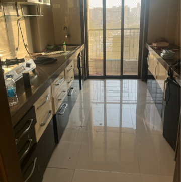 Kitchen in 2 BHK Apartment at Goodwill Paradise, Kharghar Sector 15 – for Rent