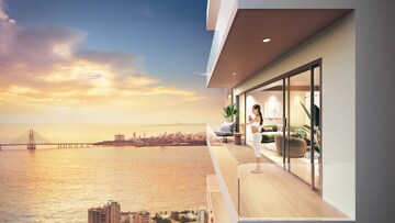 Balcony in 3 BHK Apartment at Eon One, Prabhadevi – for Sale