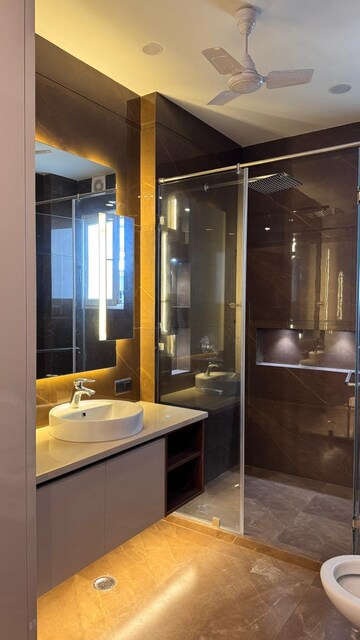 Kitchen in 4 BHK Builder Floor at Ansal Sushant Lok I, Sector 43 – for Rent