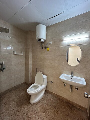 Bathroom in 1 BHK Builder Floor at Freedom Fighters Enclave – for Rent