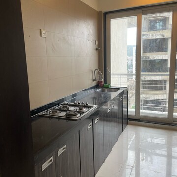 Kitchen in 2.5 BHK Apartment at Kesar Exotica, Kharghar Sector 10 – for Rent