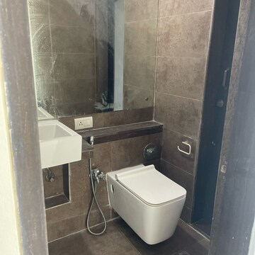 Bathroom in 2.5 BHK Apartment at Kesar Exotica, Kharghar Sector 10 – for Rent