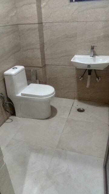 Bathroom in 3 BHK Builder Floor at Freedom Fighters Enclave – for Rent