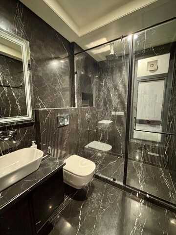 Bathroom in 4 BHK Builder Floor at Green Wood City, Sector 45 – for Sale